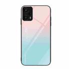 For Xiaomi Redmi Note 12 Turbo Colorful Painted Glass Phone Case(Blue Sky) - 1