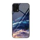 For Xiaomi Redmi Note 12 Turbo Colorful Painted Glass Phone Case(Starry Sky) - 1