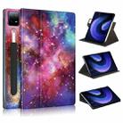 For Xiaomi Pad 6 / 6 Pro 360 Rotation Stand Painted Smart Leather Tablet Case(Milky Way) - 1