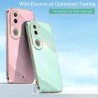 For vivo V50 XINLI Straight Edge 6D Electroplate TPU Phone Case(Hawthorn Red) - 2