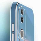 For vivo V50 XINLI Straight Edge 6D Electroplate TPU Phone Case(Hawthorn Red) - 3