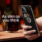 For vivo S20 XINLI Straight Edge 6D Electroplate TPU Phone Case with Ring Holder(Hawthorn Red) - 2