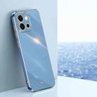 For OnePlus 13T XINLI Straight Edge 6D Electroplate TPU Phone Case(Celestial Blue) - 1