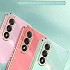 For OnePlus Ace 5 Ultra XINLI Straight Edge 6D Electroplate TPU Phone Case(Cherry Purple) - 3