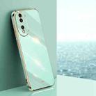 For Honor 90 XINLI Straight Edge 6D Electroplate TPU Phone Case(Mint Green) - 1