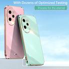For Honor 100 Pro XINLI Straight Edge 6D Electroplate TPU Phone Case(Hawthorn Red) - 2