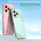 For Honor X50i+ 5G XINLI Straight Edge 6D Electroplate TPU Phone Case(Cherry Purple) - 2