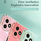 For Honor X50i+ 5G XINLI Straight Edge 6D Electroplate TPU Phone Case(Pink) - 3
