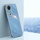 For Honor Play 60 XINLI Straight Edge 6D Electroplate TPU Phone Case(Celestial Blue) - 1