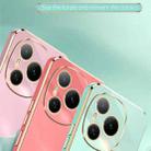 For Honor Power XINLI Straight Edge 6D Electroplate TPU Phone Case(Celestial Blue) - 3