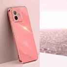For Honor X60 GT XINLI Straight Edge 6D Electroplate TPU Phone Case(Hawthorn Red) - 1