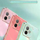 For Honor X60 GT XINLI Straight Edge 6D Electroplate TPU Phone Case(Hawthorn Red) - 3
