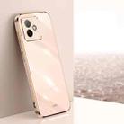 For Honor X60 GT XINLI Straight Edge 6D Electroplate TPU Phone Case(Pink) - 1