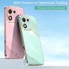 For Honor X70i XINLI Straight Edge 6D Electroplate TPU Phone Case(White) - 2