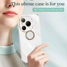 For Honor Power XINLI Straight Edge 6D Electroplate TPU Phone Case with Ring Holder(Mint Green) - 2