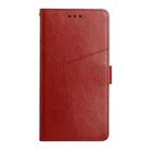 For Xiaomi 13T / 13T Pro Y-shaped Pattern Flip Leather Phone Case(Brown) - 2