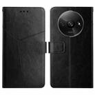 For Xiaomi Redmi A3 Y-shaped Pattern Flip Leather Phone Case(Black) - 1