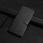For Xiaomi Redmi 13 4G Global Genuine Leather Fingerprint-proof Flip Phone Case(Black) - 2
