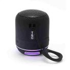 T&G TG294 TWS LED Mini Portable Wireless Stereo Sound Outdoor Speaker(Black) - 1