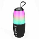 T&G TG644 5W High Power RGB Light Portable Bluetooth Speaker(Black) - 1