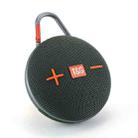 T&G TG648 TWS Outdoor Mini Portable Wireless Bluetooth Speaker with LED Light(Dark Green) - 1