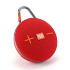 T&G TG648 TWS Outdoor Mini Portable Wireless Bluetooth Speaker with LED Light(Red) - 1