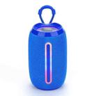 T&G TG653 TWS LED Mini Portable Wireless Stereo Sound Outdoor Speaker(Blue) - 1