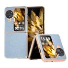 For OPPO Find N3 Flip Genuine Minol Nano Plating Phone Case(Blue) - 1