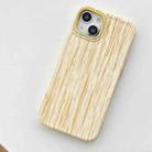 For iPhone 11 Retro Wood Texture Shockproof Phone Case(White) - 1