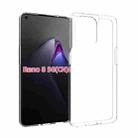 For OPPO Reno8 5G Waterproof Texture TPU Phone Case(Transparent) - 1