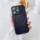 For iPhone 11 Pro Max Magsafe Magnetic PC Shockproof Phone Case With Camera Lens(Black) - 1