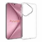 For Huawei Pura 80 5G Waterproof Texture TPU Phone Case(Transparent) - 1