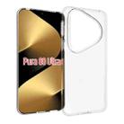 For Huawei Pura 80 Ultra 5G Waterproof Texture TPU Phone Case(Transparent) - 1
