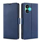 For Realme GT Neo5 SE Ultra-thin Voltage Side Buckle Horizontal Flip Leather Phone Case(Blue) - 1