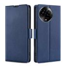 For Realme 11 5G Global / 11x Ultra-thin Voltage Side Buckle Horizontal Flip Leather Phone Case(Blue) - 1