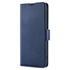 For Realme GT Neo6 SE Ultra-thin Voltage Side Buckle Horizontal Flip Leather Phone Case(Blue) - 2