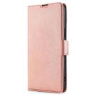 For Realme GT Neo6 SE Ultra-thin Voltage Side Buckle Horizontal Flip Leather Phone Case(Rose Gold) - 2