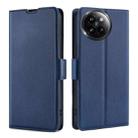 For Xiaomi Civi 4 Pro Ultra-thin Voltage Side Buckle Horizontal Flip Leather Phone Case(Blue) - 1