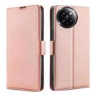 For Xiaomi Civi 4 Pro Ultra-thin Voltage Side Buckle Horizontal Flip Leather Phone Case(Rose Gold) - 1