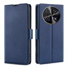 For Huawei nova 12i 4G Ultra-thin Voltage Side Buckle Horizontal Flip Leather Phone Case(Blue) - 1