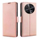 For Huawei nova 12i 4G Ultra-thin Voltage Side Buckle Horizontal Flip Leather Phone Case(Rose Gold) - 1