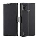 For Nokia G11 Plus Ultra-thin Voltage Side Buckle Horizontal Flip Leather Phone Case(Black) - 1