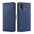 For Nokia G11 Plus Ultra-thin Voltage Side Buckle Horizontal Flip Leather Phone Case(Blue) - 1