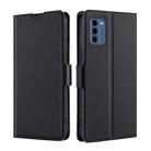 For Nokia C300 4G US Version Ultra-thin Voltage Side Buckle Horizontal Flip Leather Phone Case(Black) - 1