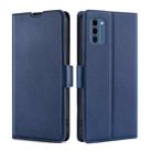 For Nokia C300 4G US Version Ultra-thin Voltage Side Buckle Horizontal Flip Leather Phone Case(Blue) - 1