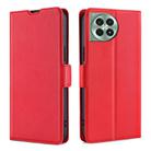 For OnePlus Ace 3 Pro 5G Ultra-thin Voltage Side Buckle Horizontal Flip Leather Phone Case(Red) - 1