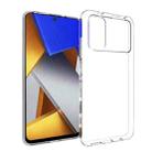 For Xiaomi Poco M4 Pro 4G Waterproof Texture TPU Phone Case(Transparent) - 1