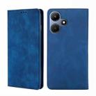 For Infinix Hot 30i 4G Skin Feel Magnetic Leather Phone Case(Blue) - 1
