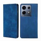 For Infinix Note 30 5G Skin Feel Magnetic Leather Phone Case(Blue) - 1