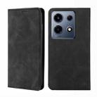 For Infinix Note 30 5G Skin Feel Magnetic Leather Phone Case(Black) - 1